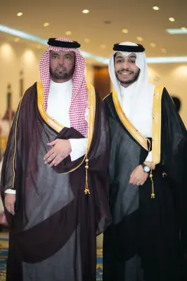 محافظ الحائط يشرف حفل زواج موسى بن شويلع بحائل وسط حضور رسمي وشعبي