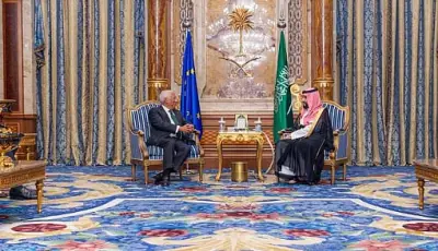 ولي العهد يلتقي رئيس المجلس الأوروبي في جدة لتعزيز الشراكة الإستراتيجية واستعراض الأوضاع الإقليمية