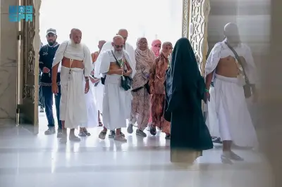 وصول طلائع حجاج بيت الله الحرام إلى مكة المكرمة وسط خدمات متكاملة وتقنيات حديثة