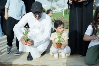 مبادرة تشجير وجهة خزام في اليوم العالمي للأرض بمشاركة الرئيس التنفيذي لـ NHC