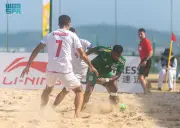المنتخب السعودي لكرة القدم الشاطئية يواجه عمان في نصف نهائي سانيا 2026