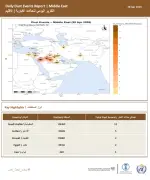 52 حالة غبار في الإقليم والسعودية تسجل النصيب الأكبر