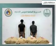 قبض على مخالفين لتهريب 80 كيلوغراماً من القات في جازان