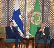 رئيس فنلندا في الجامعة العربية: أبو الغيط يؤكد أن السلام مرهون بإقامة دولة فلسطينية