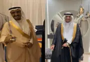عبد الله السدحان يحتفل بزفاف ابنه نواف بالعرضة النجدية