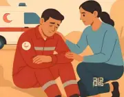 تكريم مؤلف كتاب الدعم النفسي للمسعفين في الهلال الأحمر السعودي