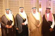 أمراء ومسؤولون يشرفون حفل زفاف المهندس سعود الحارثي في جدة