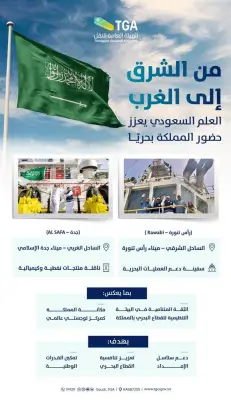 رفع العلم السعودي على سفينتين في رأس تنورة وجدة لتعزيز الأسطول البحري