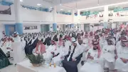 متوسطة وثانوية النعمان بن مالك بجازان تحتفي بتخريج 127 طالباً