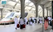 قطار الحرمين السريع بالمدينة المنورة يشهد ذروة تشغيلية في حج 1447هـ