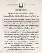 الإمارات تسقط 6 مسيّرات معادية من العراق وتتوعد بالرد