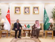وزير الخارجية السعودي يستقبل نظيره السنغافوري في جدة