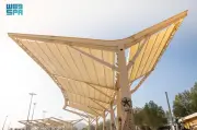 إتمام المرحلة الثانية من مشروع التظليل والتبريد حول جبل عرفات