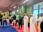 وزير الرياضة يتفقد معسكر المنتخب السعودي للتايكوندو في جدة