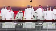 افتتاح النسخة الرابعة من دورة الألعاب الخليجية في الدوحة بحضور وزير الرياضة السعودي