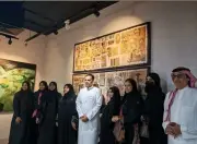 افتتاح معرض أنشودة اللون للفنان عبد الرحمن المغربي في الرياض