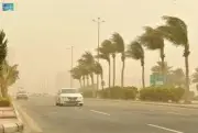 الأرصاد تحذر من رياح نشطة مثيرة للأتربة والغبار على عدة مناطق