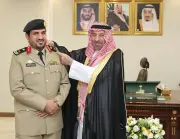 أمير نجران يقلد قائد أمن المنشآت رتبة لواء