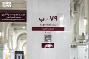 المسجد الحرام يطبق نظام الترميز الجغرافي للأعمدة لتسهيل التنقل