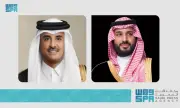 ولي العهد يتلقى اتصالاً من أمير قطر لبحث العلاقات والأوضاع الإقليمية