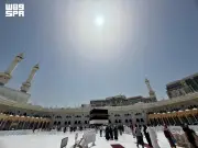 ظاهرة فلكية نادرة.. تعامد الشمس على الكعبة المشرفة في مكة المكرمة
