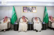 وزير الداخلية يزور مفتي المملكة في مشعر منى مهنئًا بعيد الأضحى