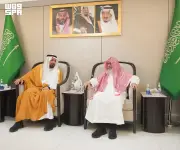 المفتي العام يستقبل وزير الحج والعمرة في منى ويناقشان خدمات الحجاج