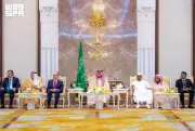 ولي العهد يستقبل قادة المسلمين في حج هذا العام بقصر منى
