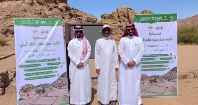 مبادرة لتأهيل وتنظيف مسار طخفة الجبلي في القصيم