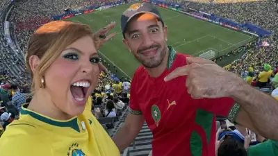 المؤثرة البرازيلية ماريا مينيزيس تعثر على المشجع المغربي 