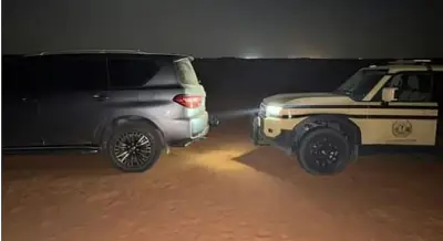 القبض على مواطن لدخوله بمركبته في محمية الملك عبدالعزيز