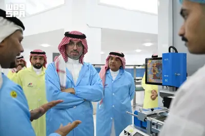 محافظ جدة يتفقد المدينة الصناعية الأولى ويطلع على مشروعات التنمية
