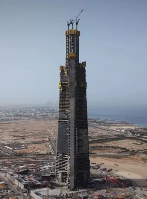 برج جدة: 4 أمتار أسبوعياً و167 طابقاً بحلول أغسطس 2028