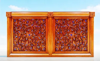 سلّم الكعبة المشرفة تحفة هندسية من خشب التك و24 بطارية تشغيل