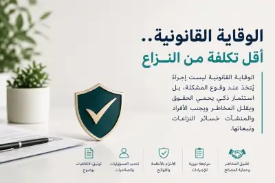 الوقاية القانونية استثمار أساسي لحماية الحقوق وتقليل الخسائر