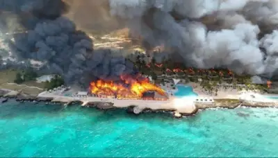 حريق ضخم يلتهم منتجعاً في الدومينيكان ويجلي 1690 سائحاً