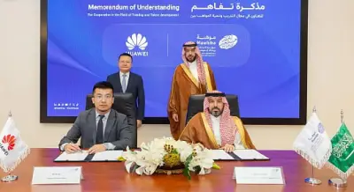 موهبة توقع اتفاقية مع هواوي لتدريب الموهوبين في التقنيات الحديثة