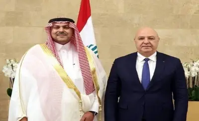 السفير الدوسري يقدم أوراق اعتماده لرئيس لبنان جوزاف عون