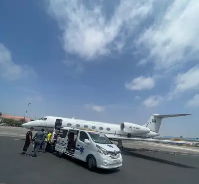 السفارة السعودية بالمغرب تنقل مواطناً إلى المملكة عبر الإخلاء الطبي الجوي