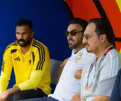 وزير الرياضة والمسحل يحضران مران الأخضر قبل مواجهة إسبانيا في كأس العالم 2026
