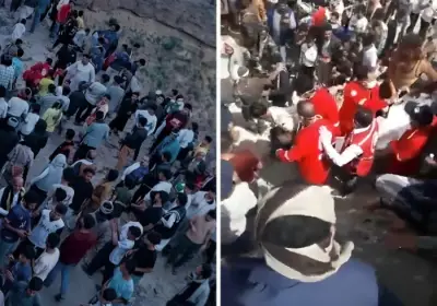 بالفيديو: لحظة انتشال جثمان المغامر اليمني 