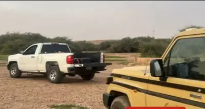 ضبط مخالف لدخول مركبته في محمية الملك عبدالعزيز الملكية