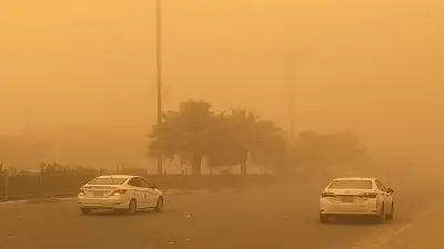 الأرصاد ينبه من أتربة مثارة في الرياض غداً