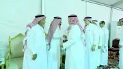 آل المصباحي يستقبلون المعزين في فقيدهم إبراهيم