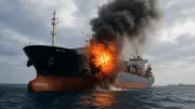 انفجار غامض يصيب سفينة شحن قرب ميناء أم قصر العراقي والبحرية البريطانية تحقق
