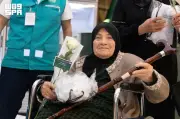 توديع ضيوف الرحمن عبر منفذ الحديثة ومدينة الحجاج بالشقيق بعد إتمام المناسك