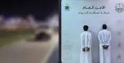 شرطة الجوف تقبض على مواطنين يعبثان بمركبتيهما في حديقة بالقريات ويعرضان حياة المتنزهين للخطر