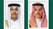 وزير الخارجية السعودي يتلقى اتصالاً من رئيس وزراء قطر لبحث تطورات المنطقة