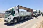 وصول قافلة مساعدات إنسانية جديدة من سلمان للإغاثة إلى غزة