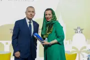 فوز الدكتورة رانيا التركي بجائزة القدوة الملهمة من إياتا في البرازيل